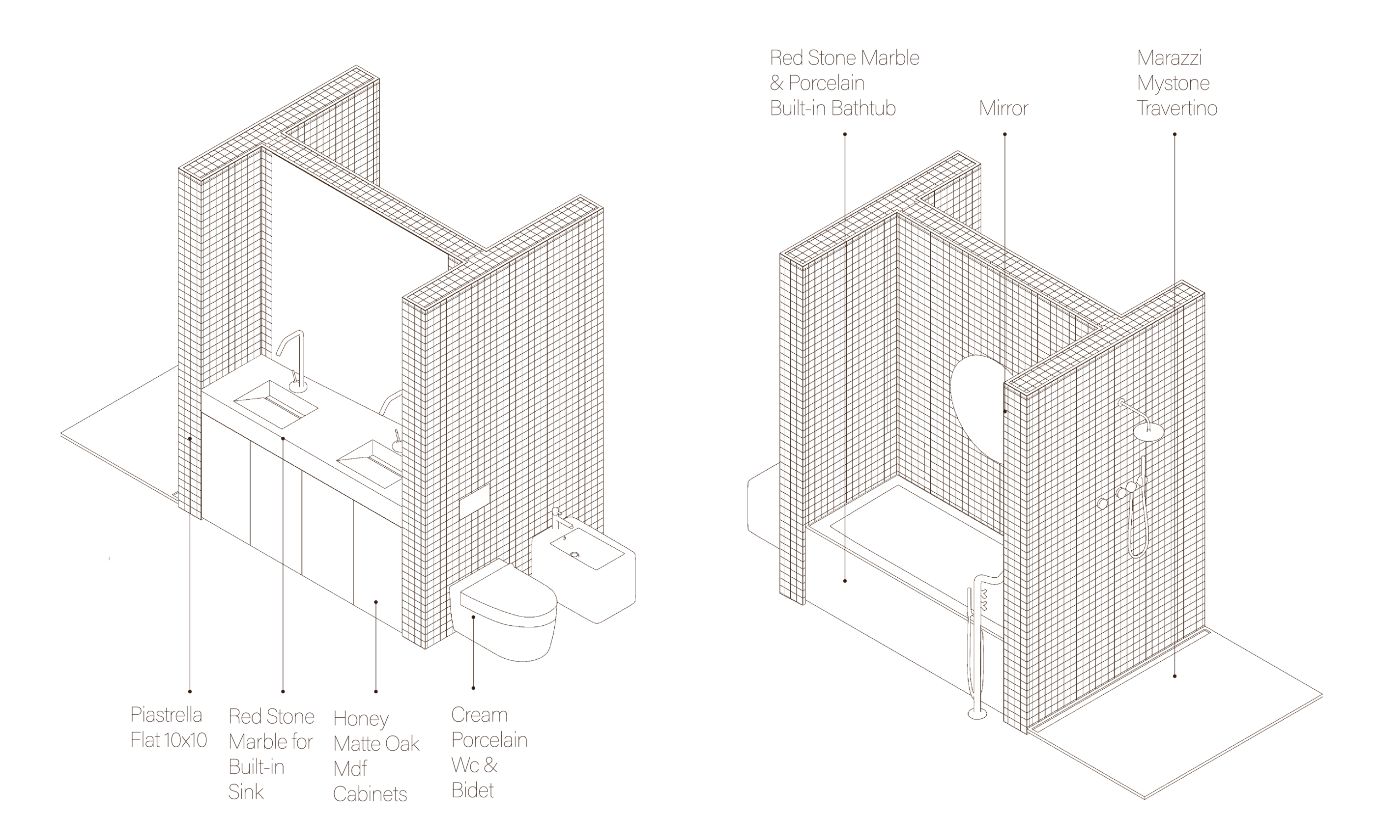 Bathroom Axonometric